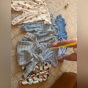 Carter's Blue and White Kids Pajama Sets